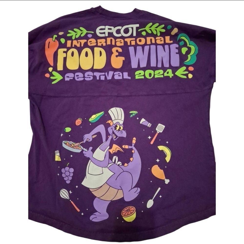 Disney Parks Epcot Figment Purple Spirit Jersey Size M